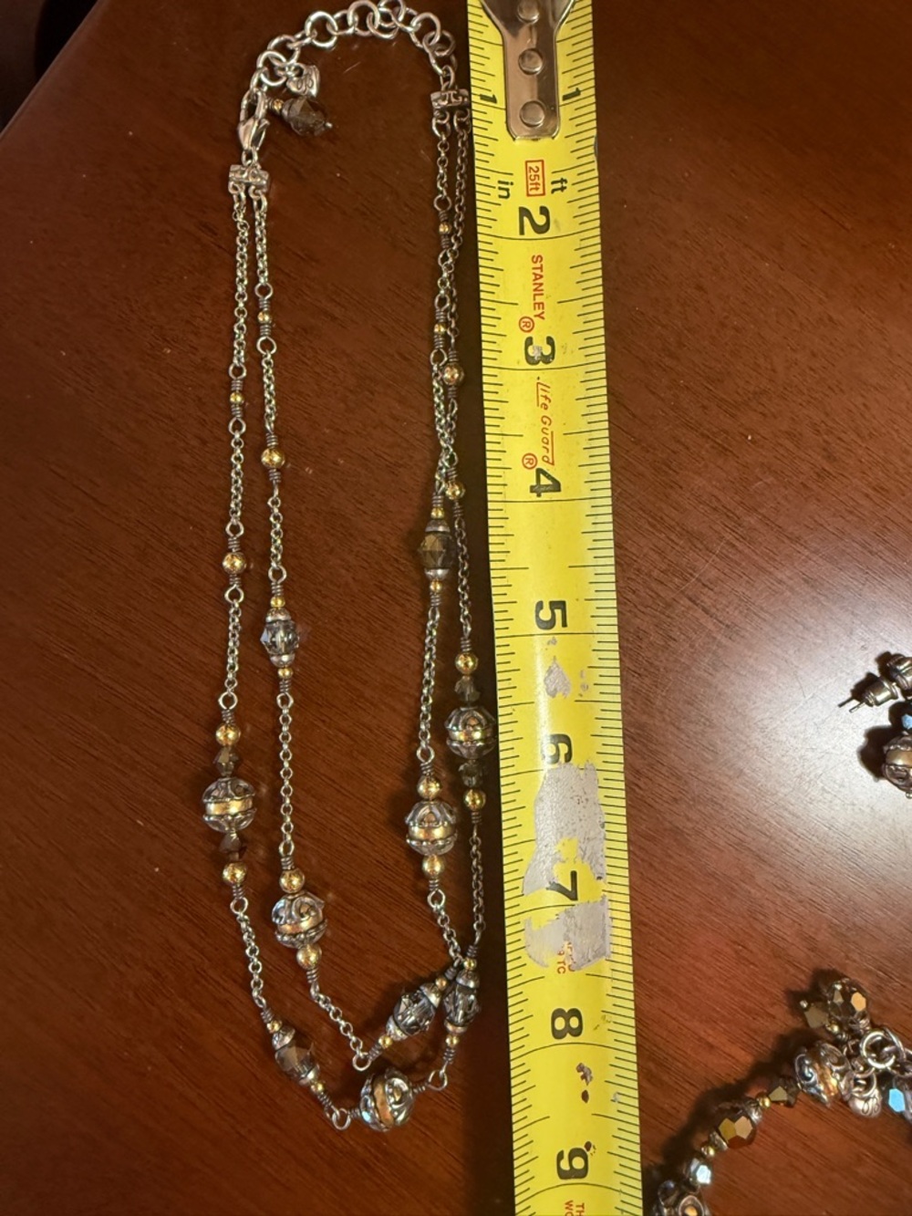 Brighton Jewelry. 3 piece set including necklace, bracelet and earrings. - Picture 7 of 9